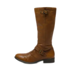 Andre High Boots Leather Brown Colour For Women