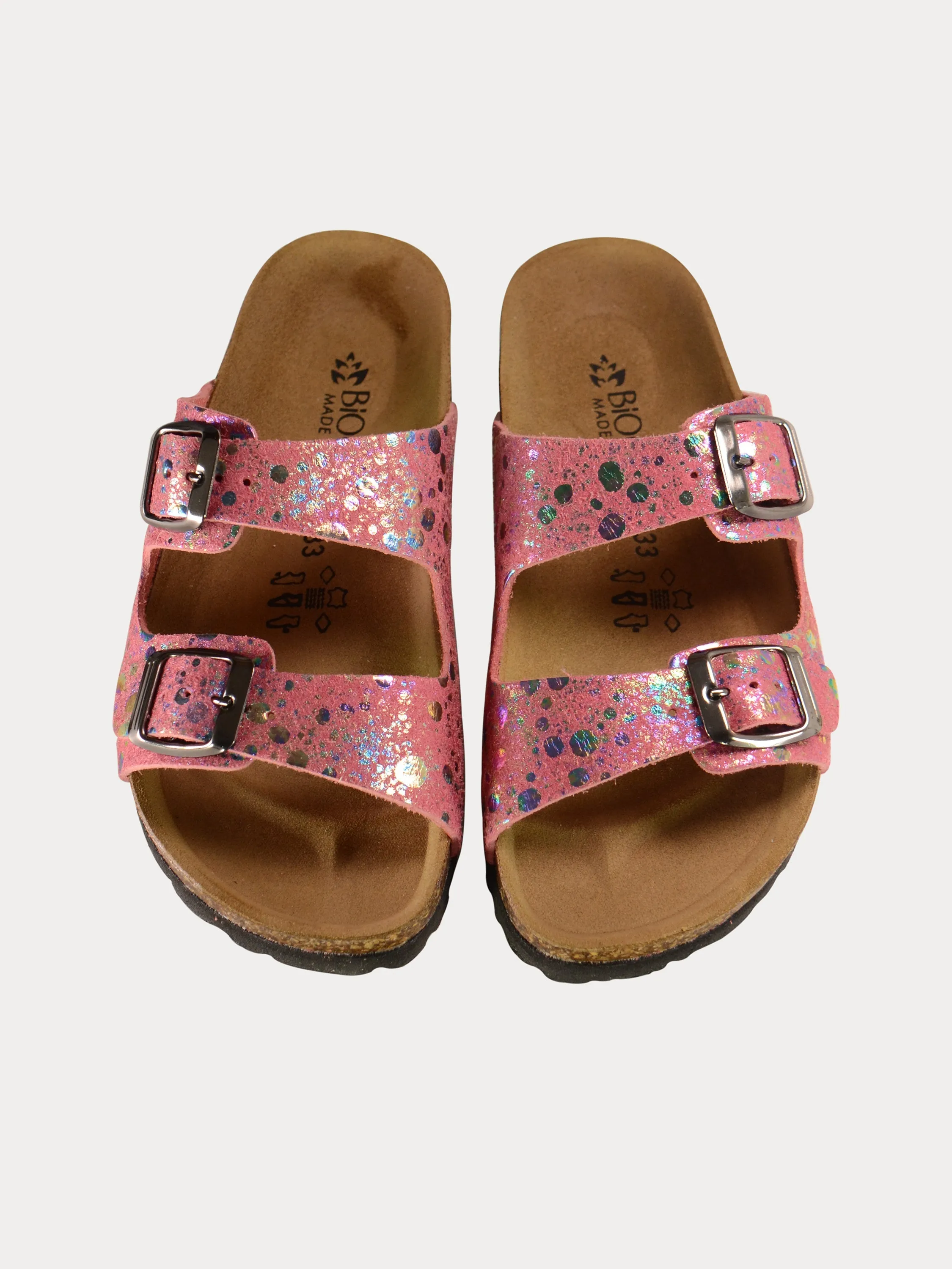 Biochic Girls Dual Strap Flat Sandals