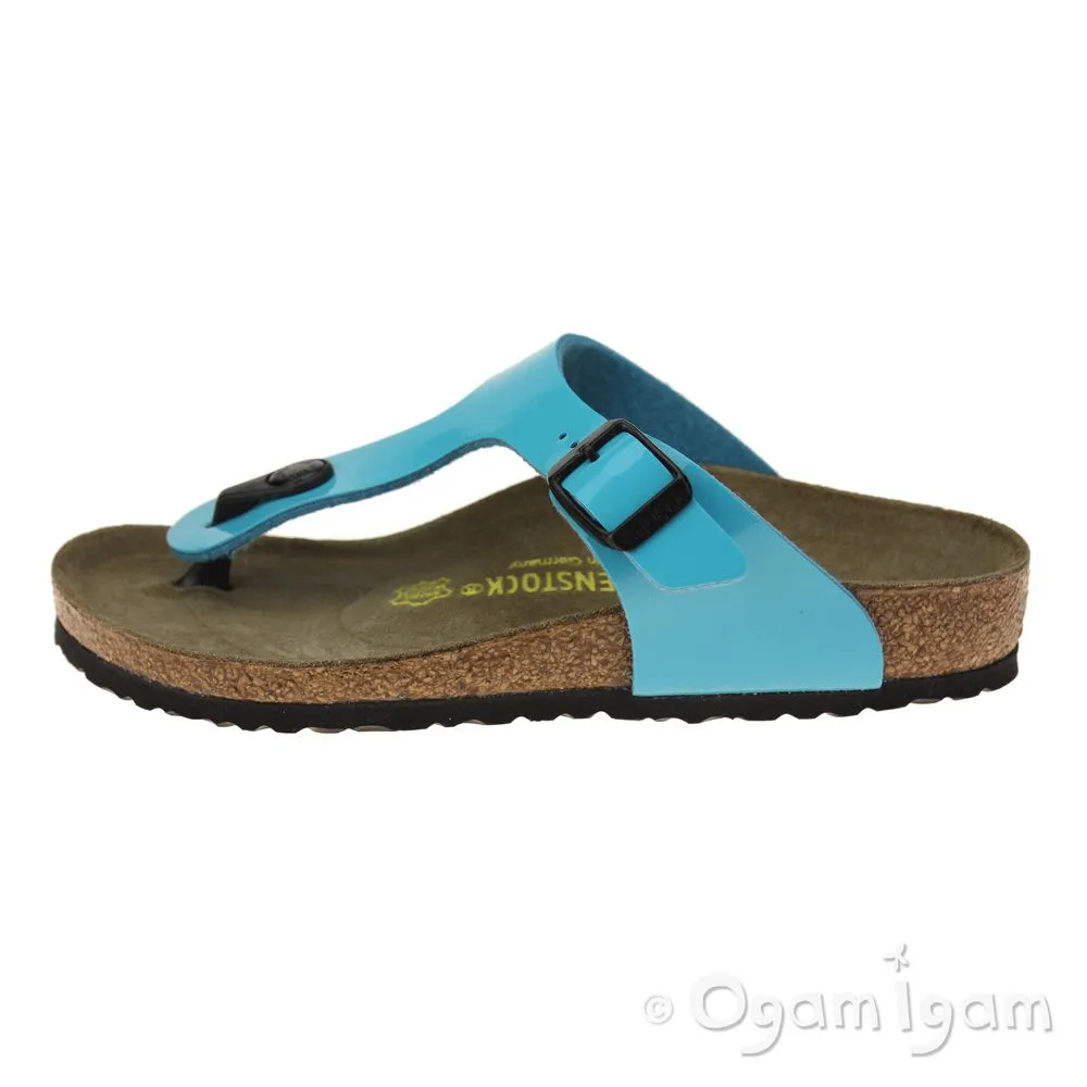 Birkenstock Gizeh Kids Girls Blue Sandal