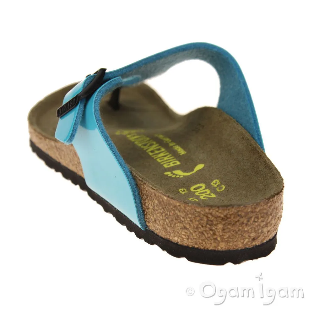 Birkenstock Gizeh Kids Girls Blue Sandal