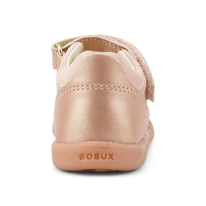 Bobux iwalk IW Gem Girls Leather Sparkle Sandal Rose Gold