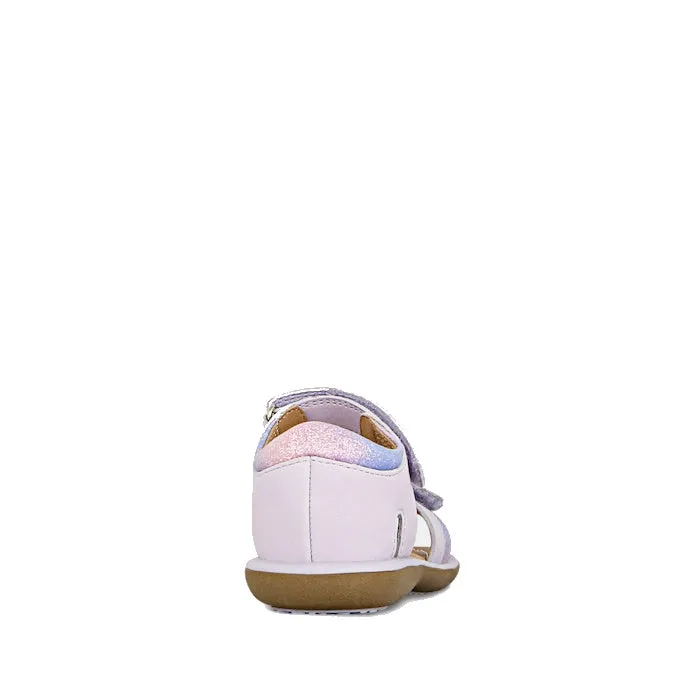 Clarks - Girls Pippa Lilac Leather Sandals D Narrow Width