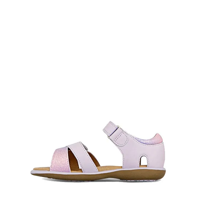 Clarks - Girls Pippa Lilac Leather Sandals D Narrow Width