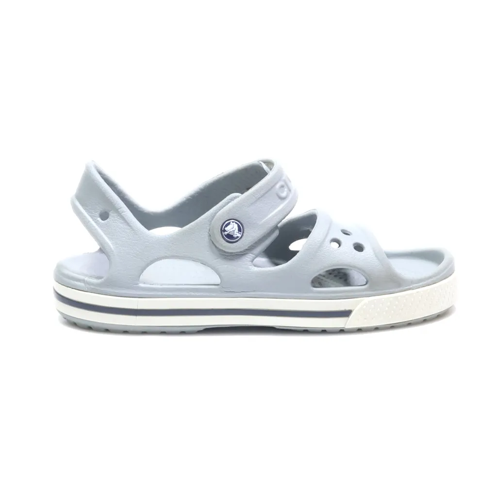 Crocs Crocband Flat Sandals Eva Grey Colour For Kids