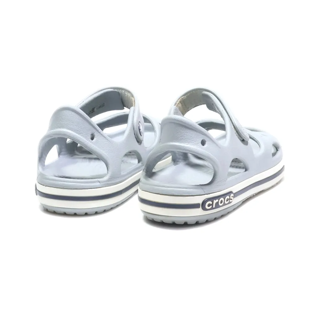 Crocs Crocband Flat Sandals Eva Grey Colour For Kids