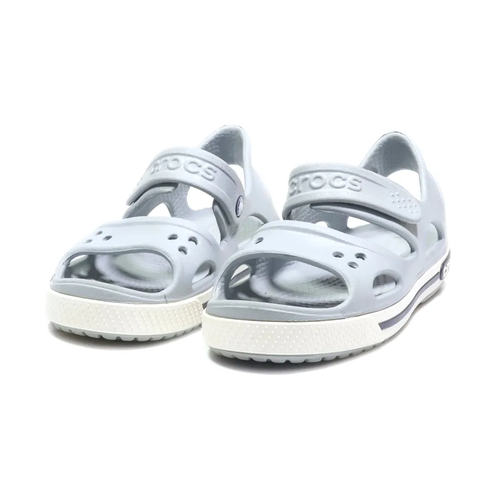 Crocs Crocband Flat Sandals Eva Grey Colour For Kids