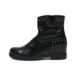 Dame Rose Ankle Boots Leather Black Colour For Women