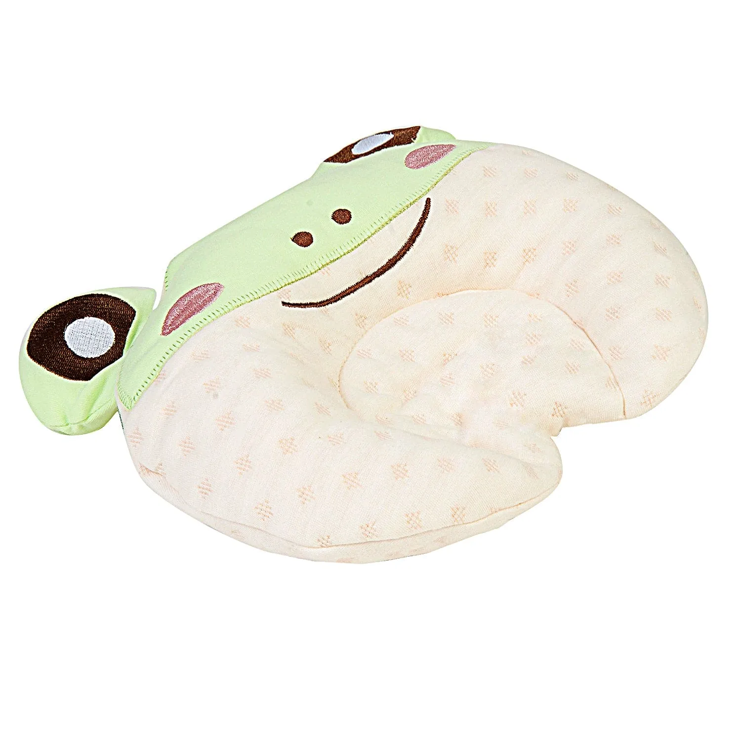 Funny Frog Green Memory Pillow