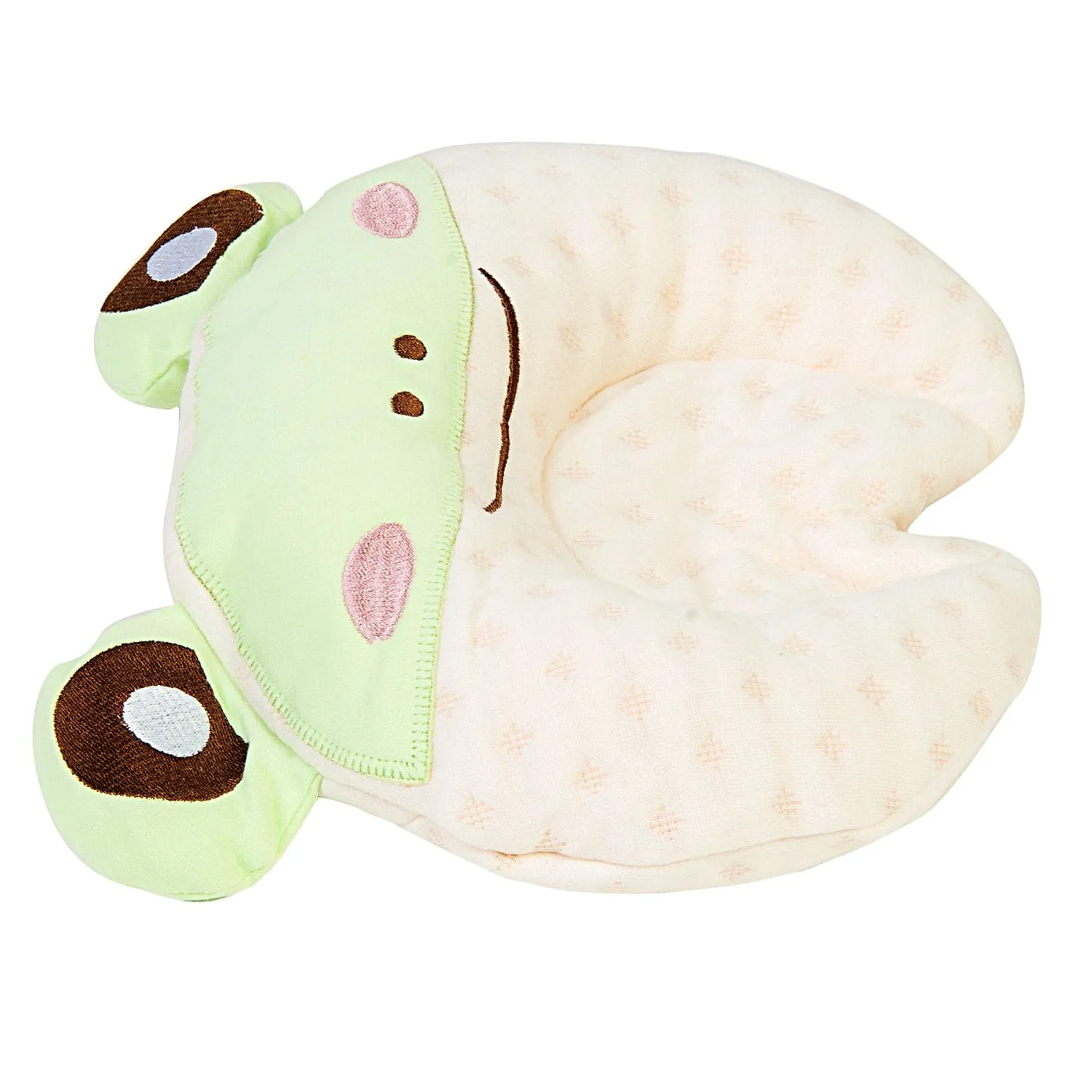 Funny Frog Green Memory Pillow