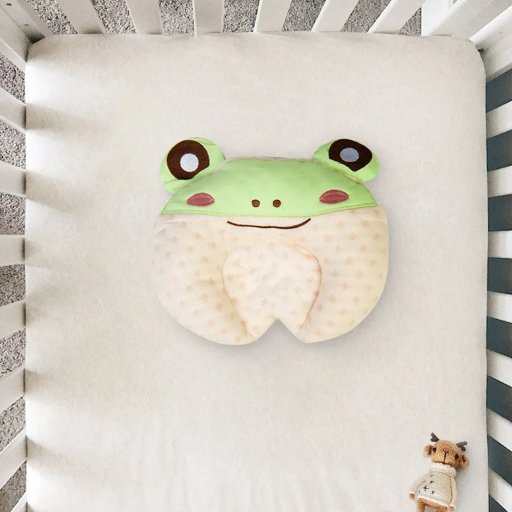 Funny Frog Green Memory Pillow