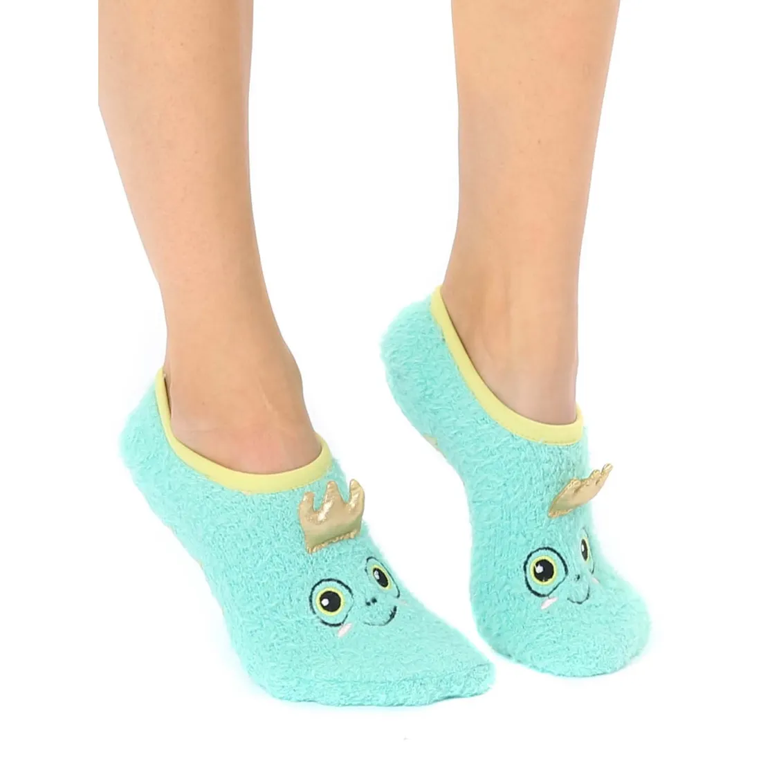 Fuzzy Frog Slippers