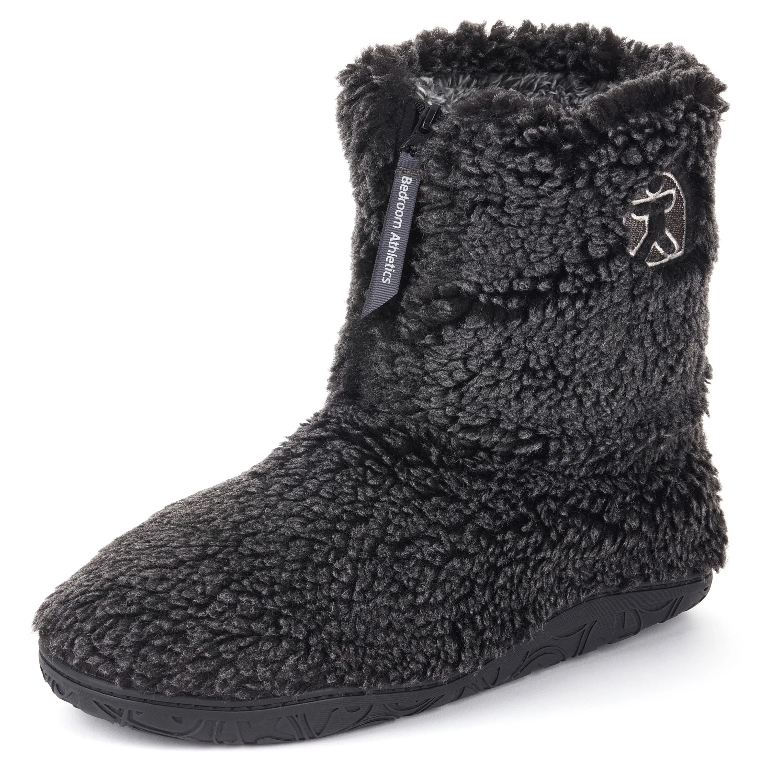 Gosling - Snow Tipped Sherpa Men's Slipper Boot - Washed Black