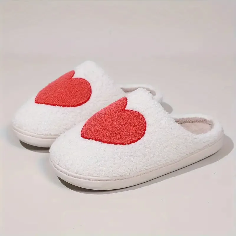 Graphic Plush Slippers