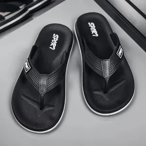 Hnzxzm Cool Men Casual Sandals Flip Flops Quick Drying Youth Fashion Walking Sandals Green White Seaside Beach Water Swimming Slippers