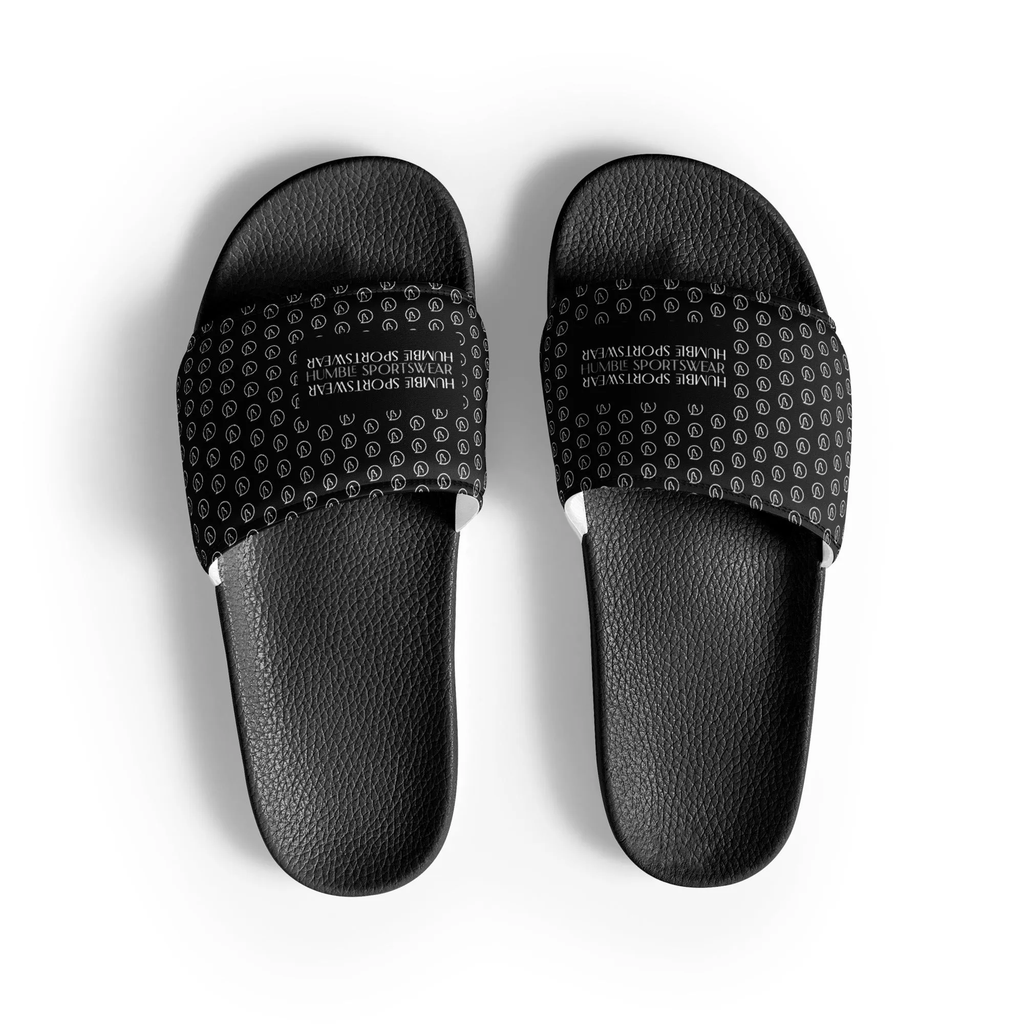 Humble Sportswear™ Men’s Pure Black Slides Sandals