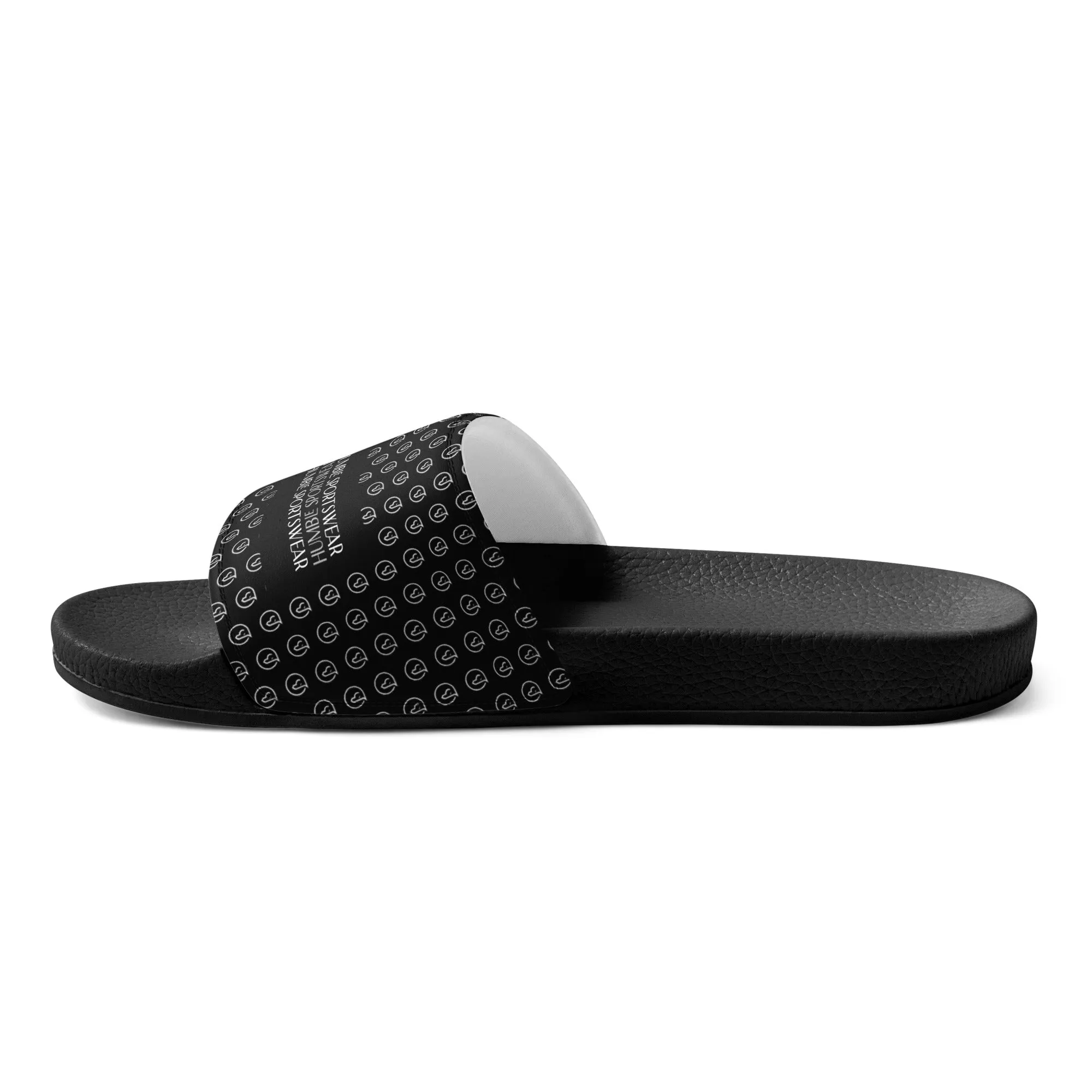 Humble Sportswear™ Men’s Pure Black Slides Sandals