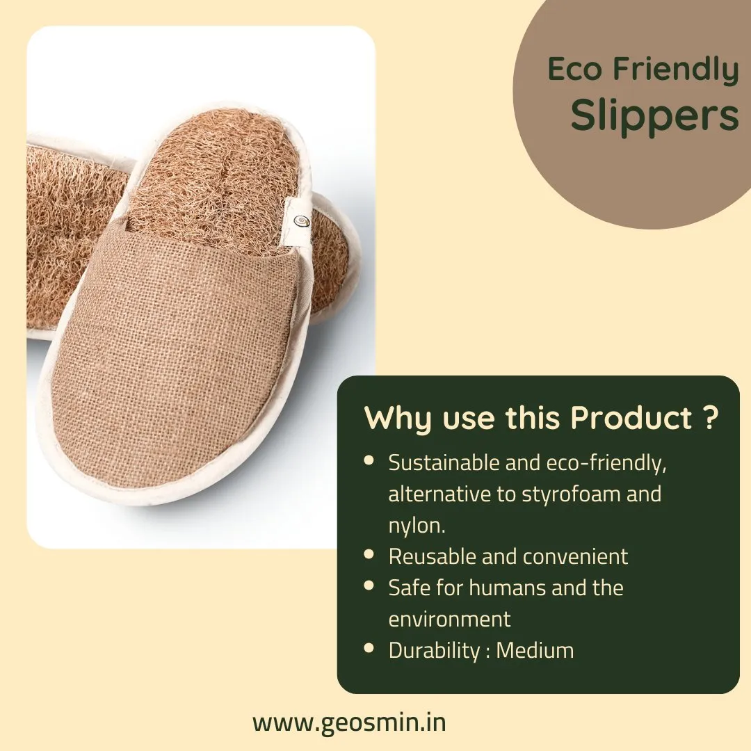 Indoor Slippers – Loofah | Closed Toe Slidders