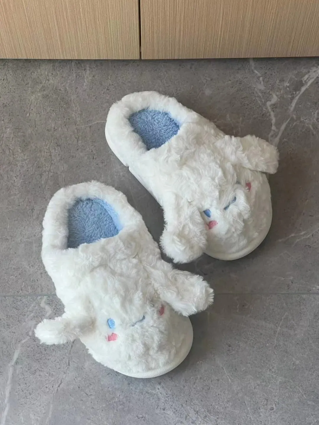 Kawaii Anime Fuzzy Slippers