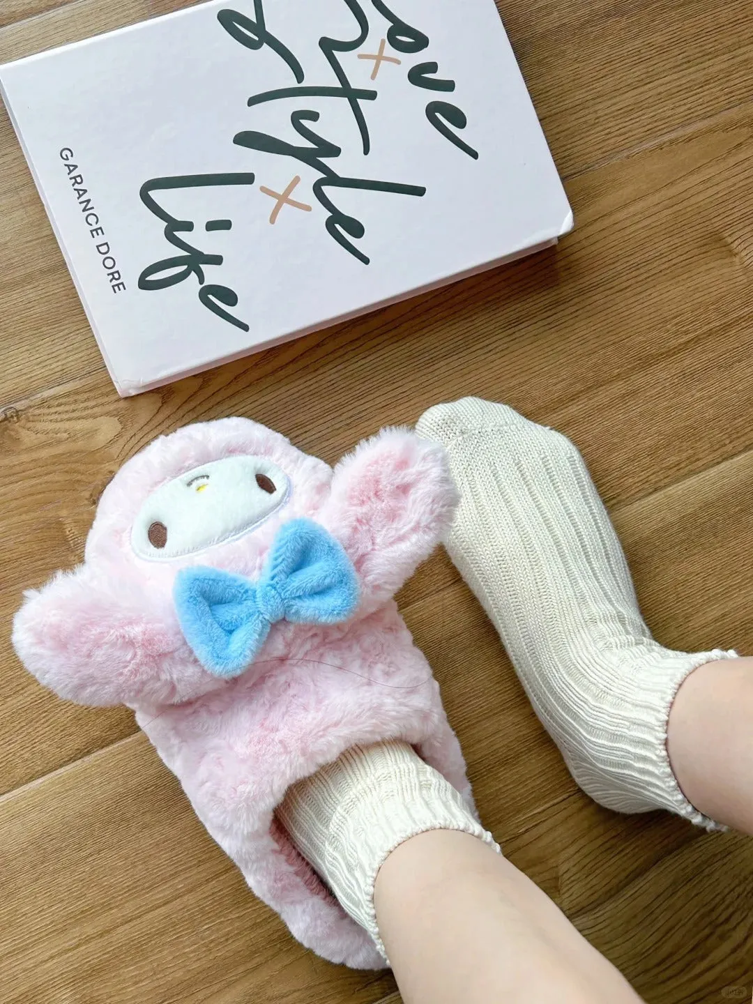 Kawaii Anime Fuzzy Slippers