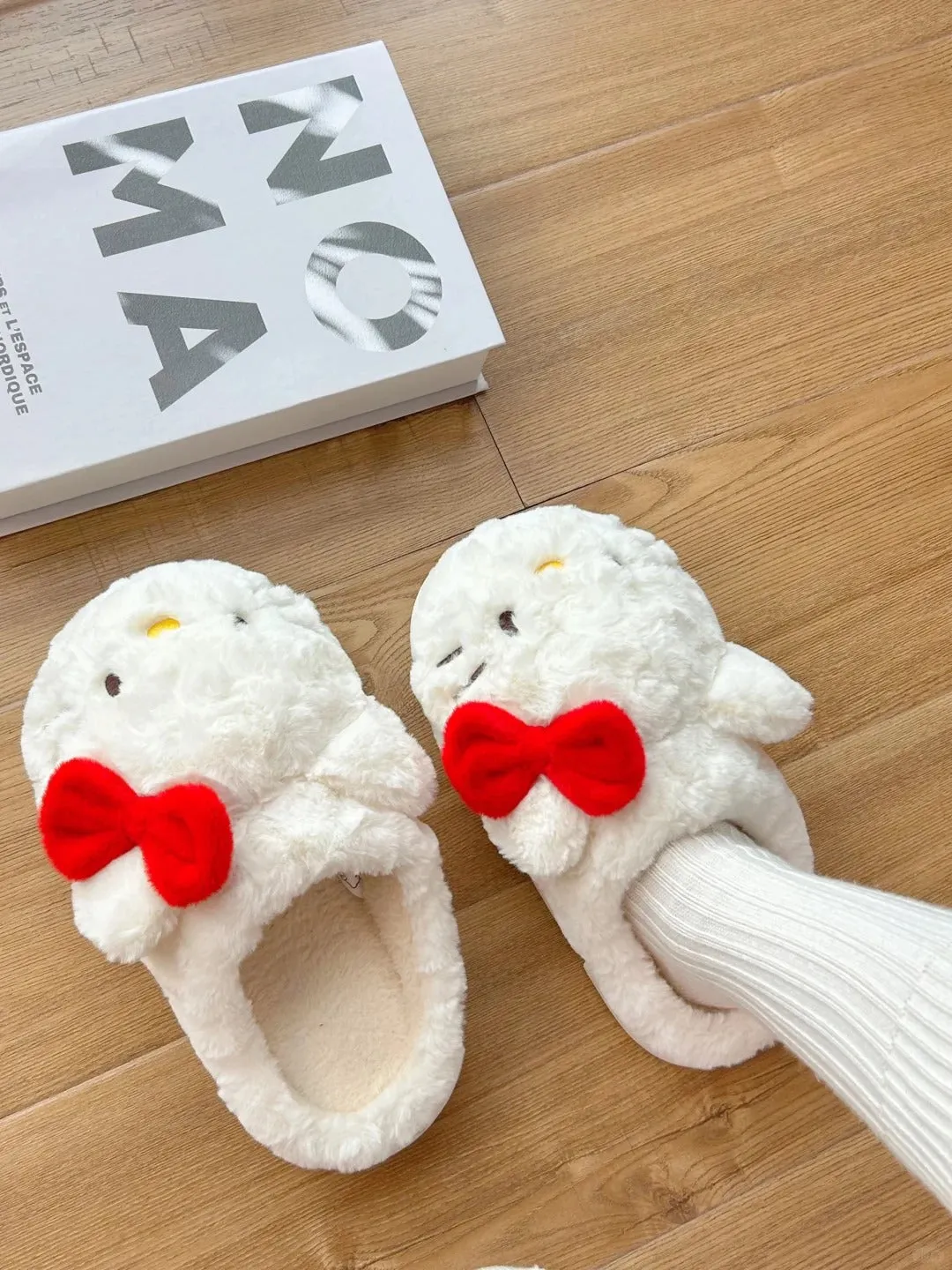 Kawaii Anime Fuzzy Slippers