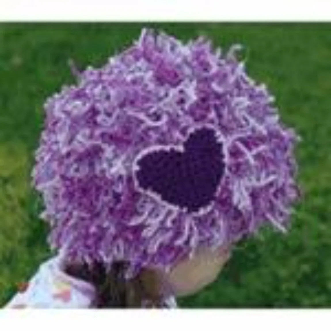 Little Girls Purple Reign Yarn Winter Hat