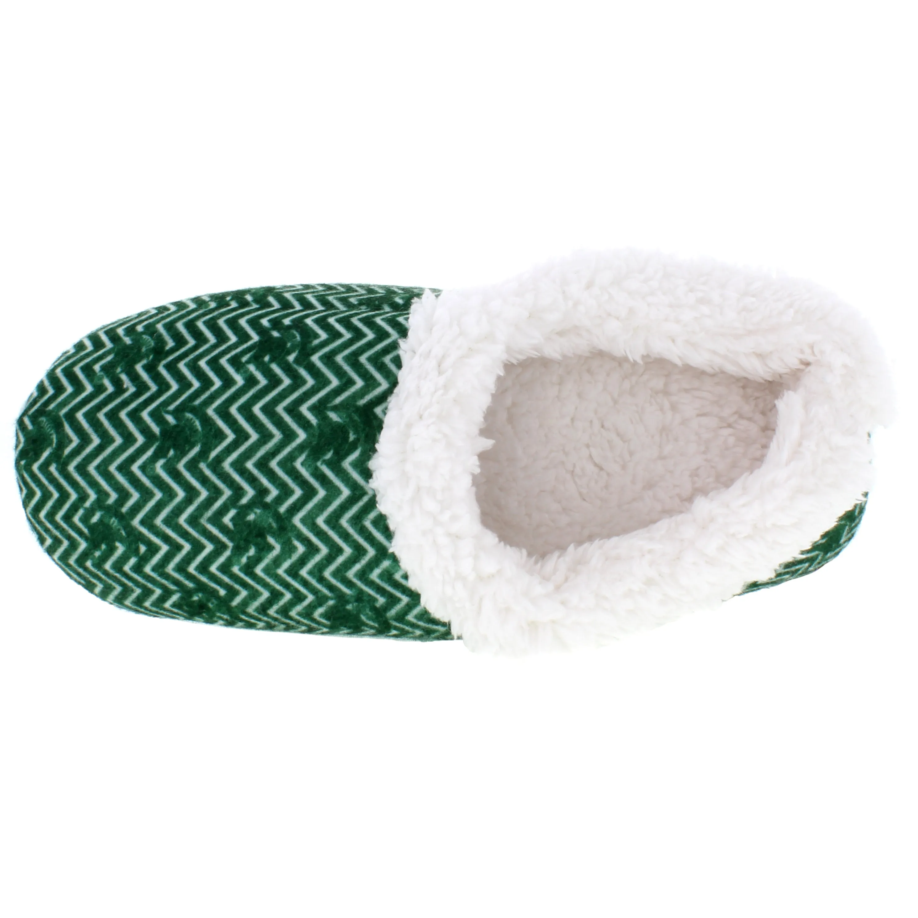 Michigan State Spartans Chevron Slip On Slippers