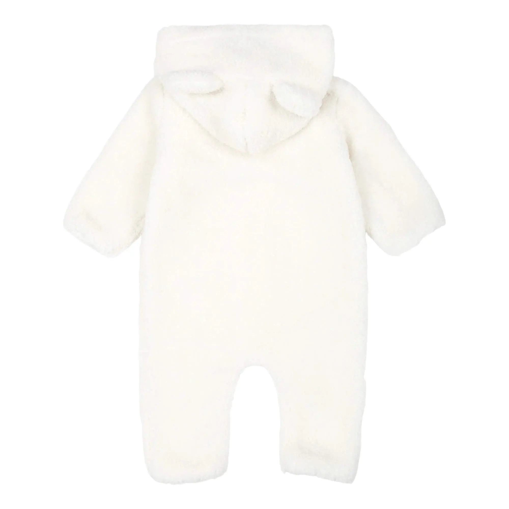 Moschino Baby Fuzzy White Onesie