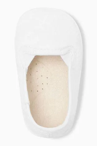 Next White Slip-On Baby Girls Crawlers