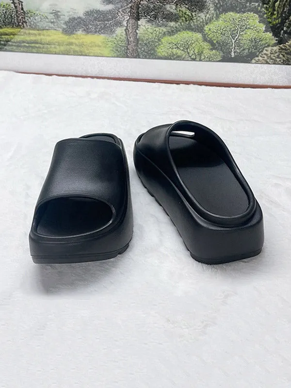 Open Toe Slippers Platform Shoes