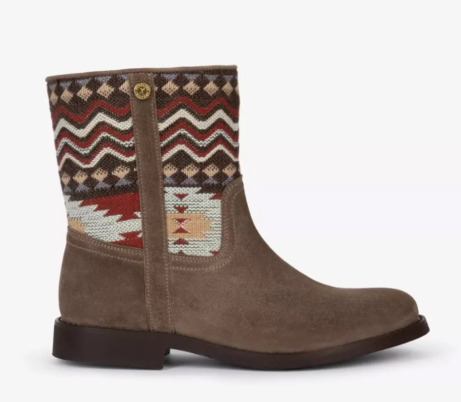 Penelope Chilvers Taupe Cordillera Suede Boot