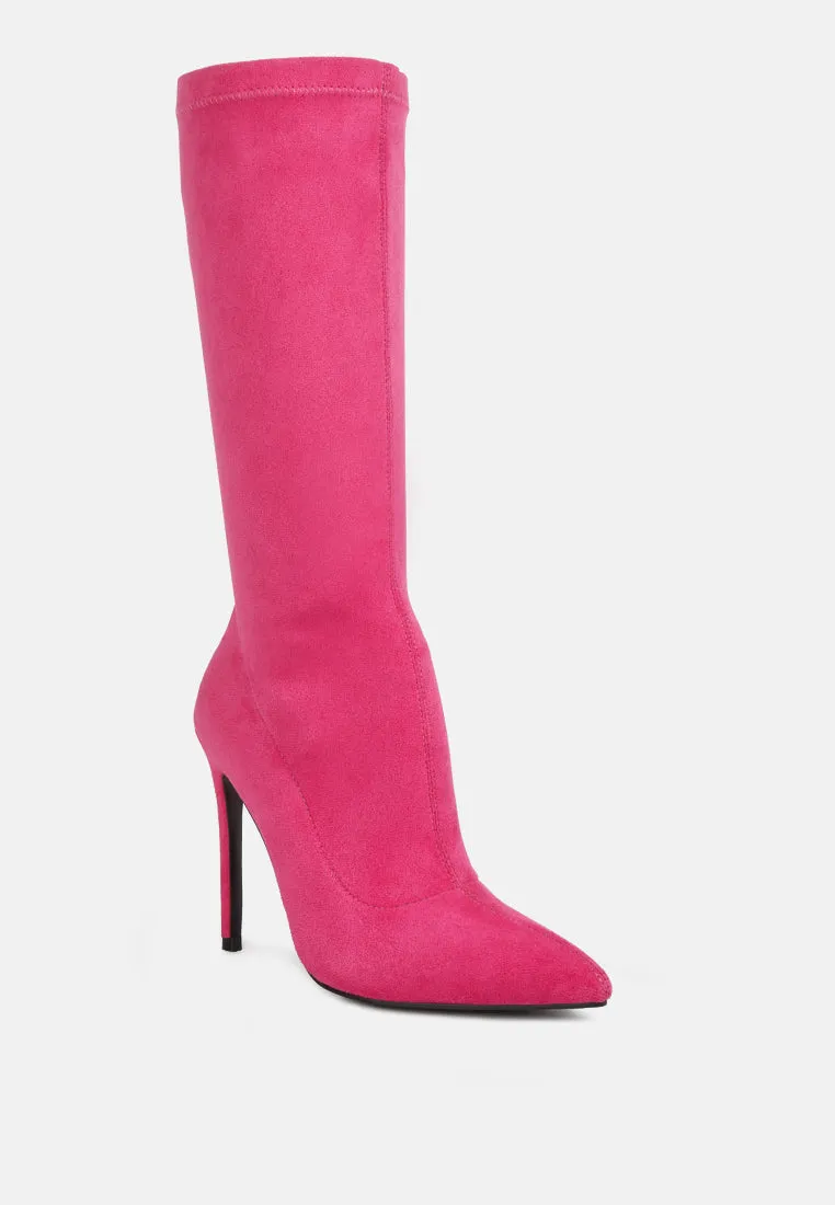 Playdate High Heeled Calf Boots