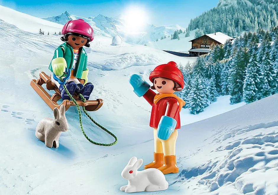 Playmobil 70250 Special Plus Children With Sleigh