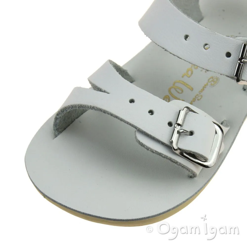 Salt-Water Seawee Girls White Sandal