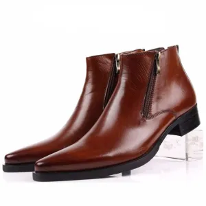 Side Zip Italian Style Elegant Gentleman Men Boot