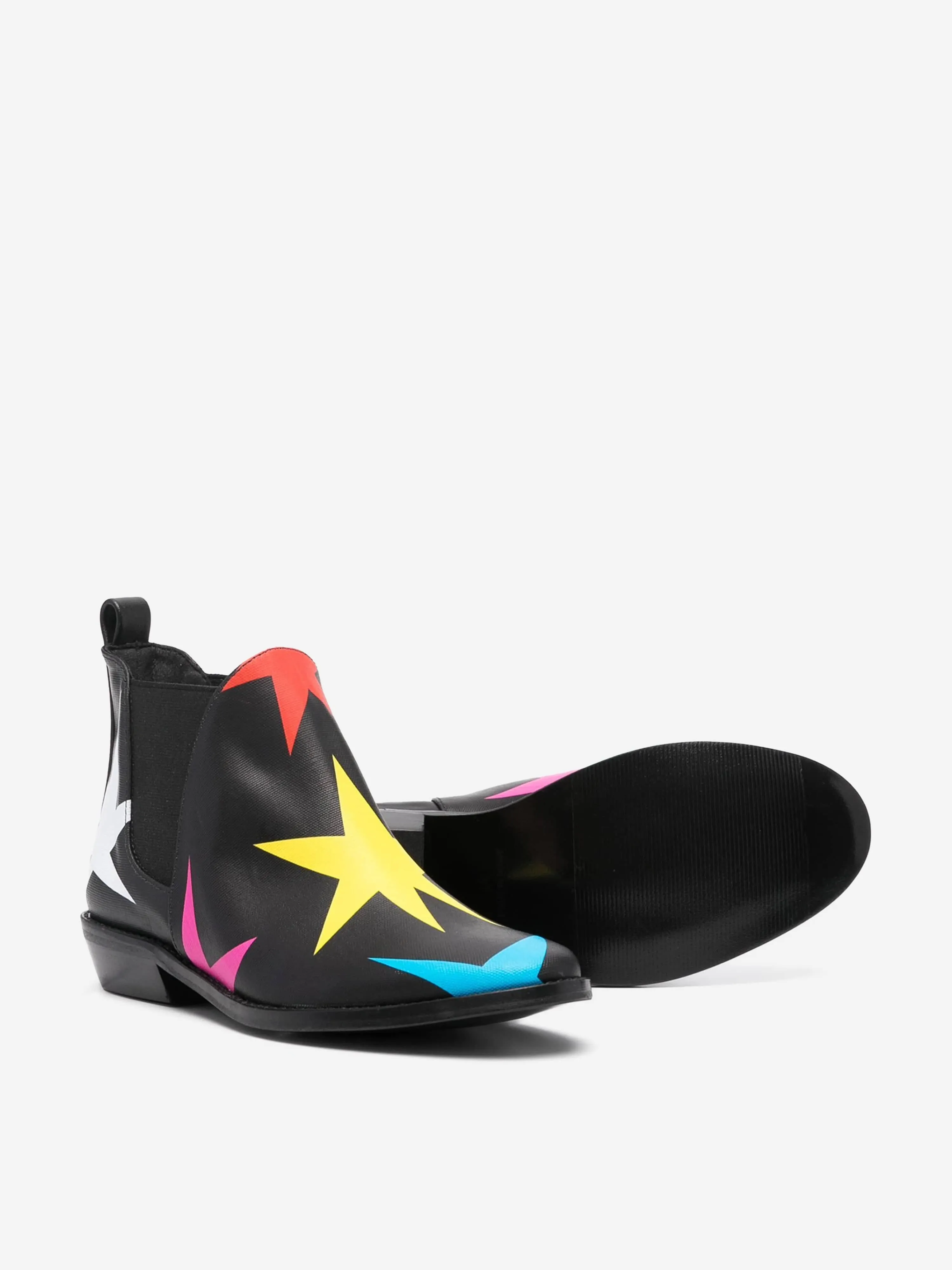 Stella McCartney Girls Star Ankle Boots in Black