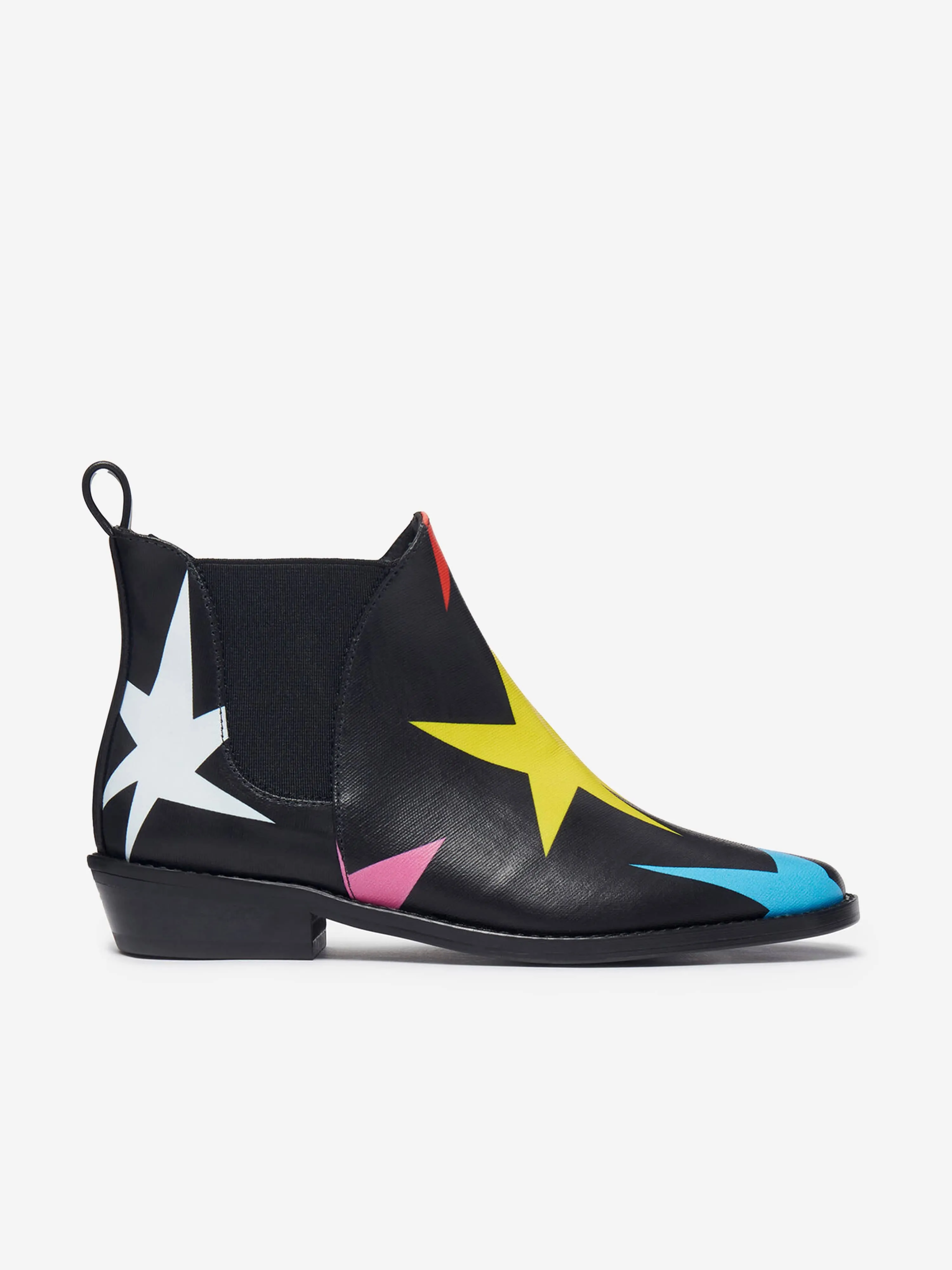 Stella McCartney Girls Star Ankle Boots in Black