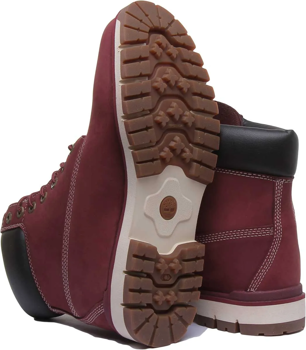 Timberland Radford 6 Inch Boots Maroon For Men