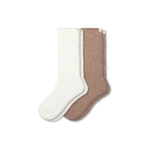 Women's Fuzzy Sock 2-Pack