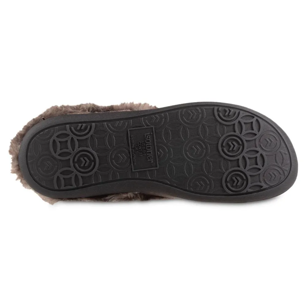 Women’s Velour Sabrine Hoodback Slippers